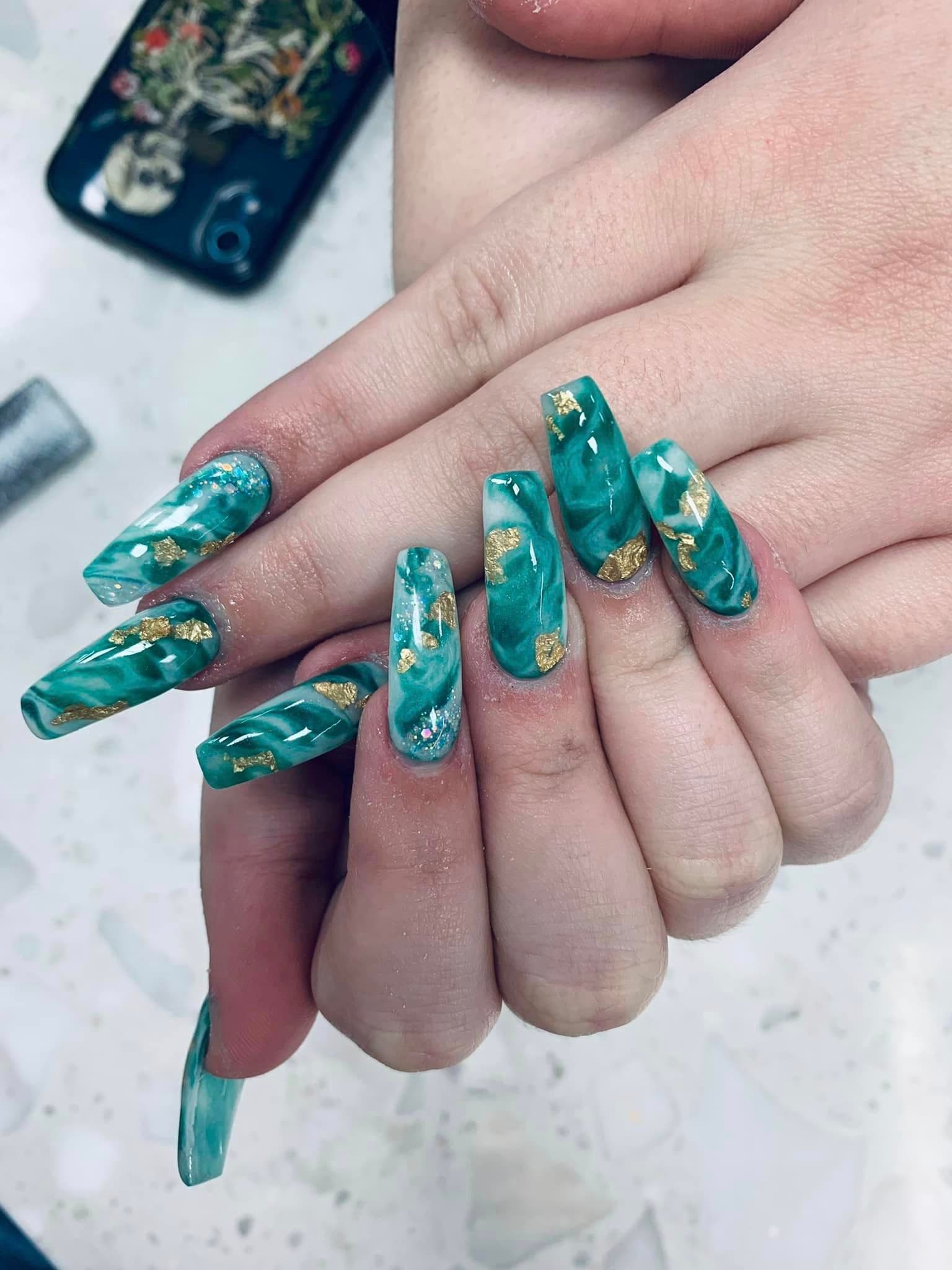 Nail design from K-Y Nails